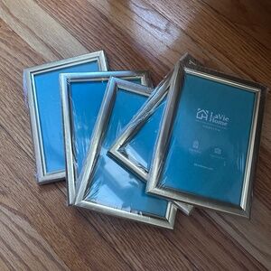 Gold picture frames